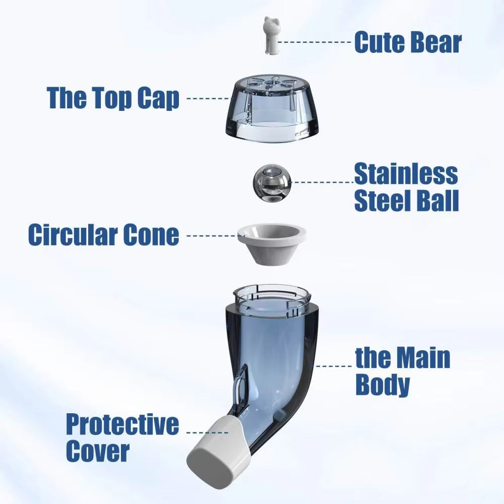 Sonmol Nascool Mucus Removal Device – Advanced Lung Expander & Phlegm Clearance Trainer for Easier Breathing